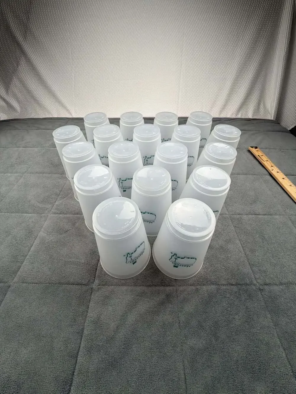The Masters Tournament Augusta National Plastic Frosted Drink Cups Set of 18